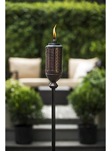 Tiki Marca Antorcha De Metal Cabos De 65 Pulgadas, Cobre 1