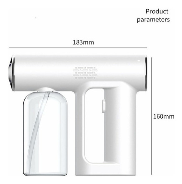 Pistola De Desinfecção Por Pulverização Doméstica Recarregáv 1