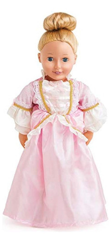 Little Adventures Vestido De Muñeca Princesa Parisina Rosa 1