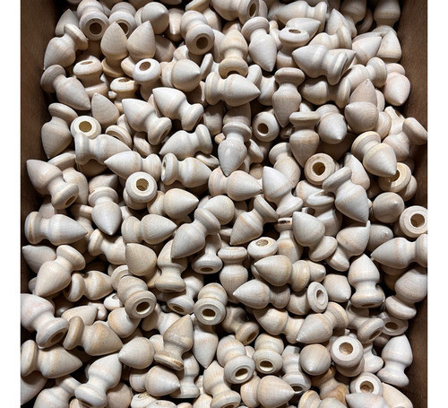 Combo 10 Varillas De Madera De 5mm Y 100 Terminales De 5mm. 1