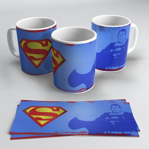 Taza Plastica Sublimada Superheroes #504 0