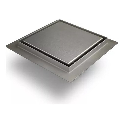 Rejilla Desague Cuadrado Aisi304 Serie 2en1 15x15 Cm - Atrim 0