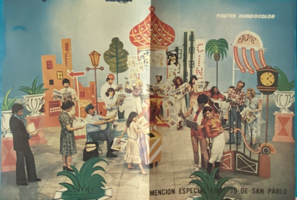 Lámina, Publicidad Diario, Antiguo Poster Mundocolor, Cr8 0