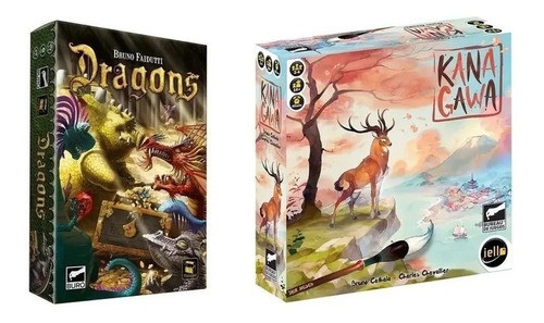 Combo Juego De Mesa Kanagawa + Dragons Bureau M4e 0