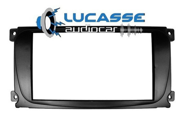 Adaptador Marco Ford Focus 2 Mondeo Doble Din Negro Brilloso 0