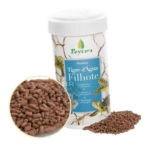Ração Tartaruga Poytara Tigre D' Água Catuli Crescimento 90g 0