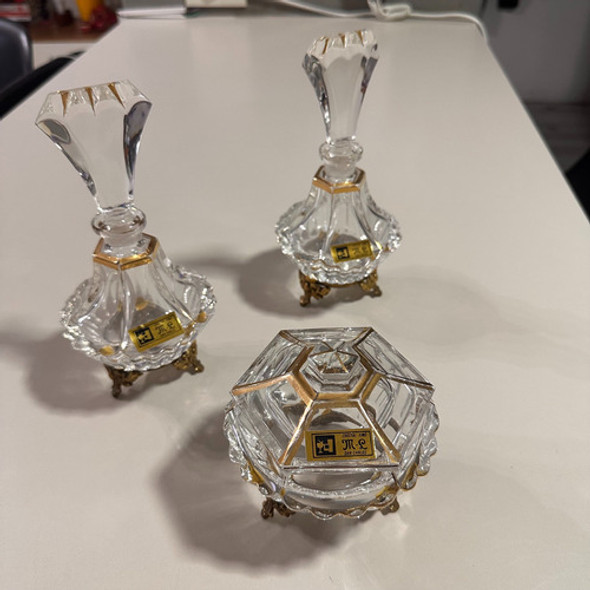 Juego De Toilette - Accesorio Perfumero De Baño 0