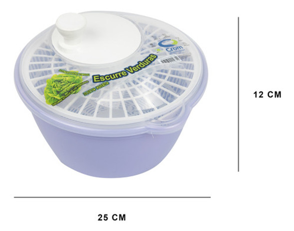 Combo Escurridor + Ensaladera Violeta Crom 1 Combo Escurridor + Ensaladera Violeta Crom 1