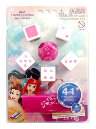 4 En 1 Mini Juegos Intek Princesas 0