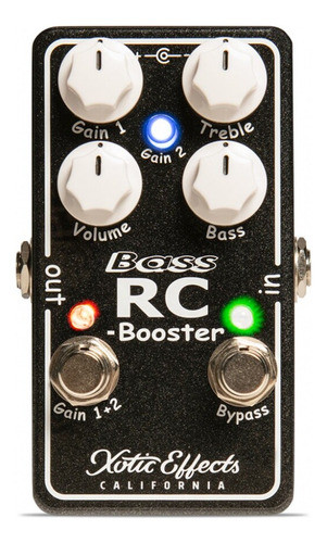 Pedal De Efecto P/bajo Xotic Bass Rc Booster V2 0