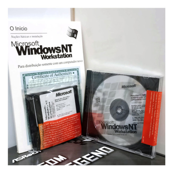 Cd Windows Nt Workstation 4.0 ( Original ) + Licença Oem 1