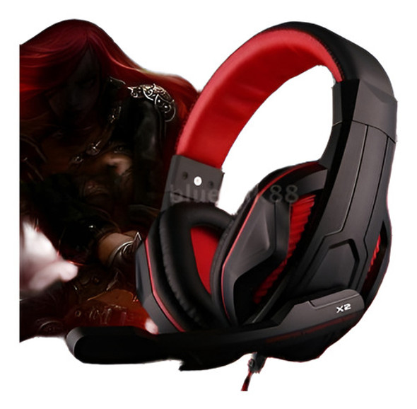 3,5 Mm Cable Mic Esport Juegos Bajo Estéreo Del Auricular De 0