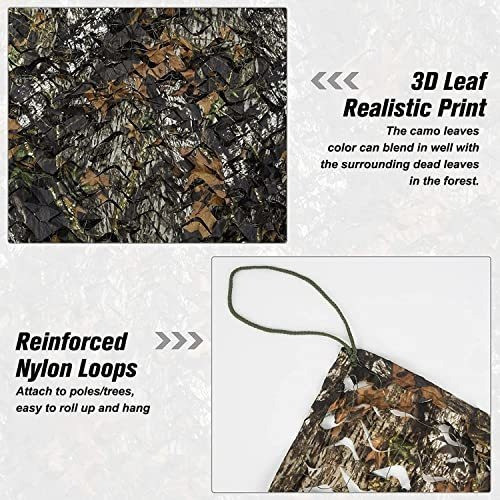 Red De Camuflaje Deco Sombra Hojas Bionicas (2x1.5m) 1