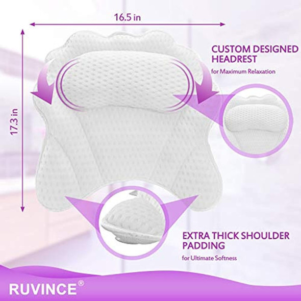 Almohada De Baño Ruvince Almohada Ergonómica De Lujo Para Ba 1 Almohada De Baño Ruvince Almohada Ergonómica De Lujo Para Ba 1