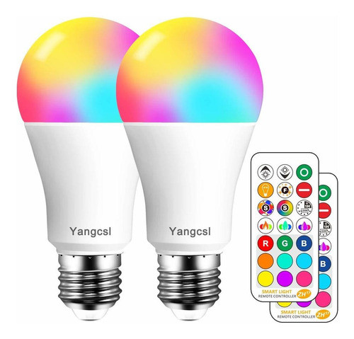 Yangcsl Bombilla Led Equivalente A 85 W, Bombilla Rgb Que C. 0