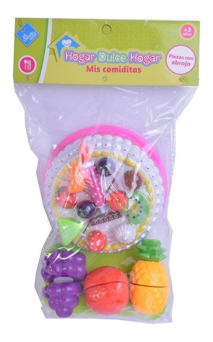 Set Comidas Torta Y Frutas C/ Abrojo El Duende Azul Jeg 7474 0
