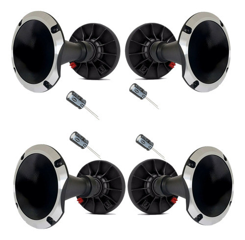 4 Driver Champion 400w Rms 8 Ohms Corneta E Capacitor 0
