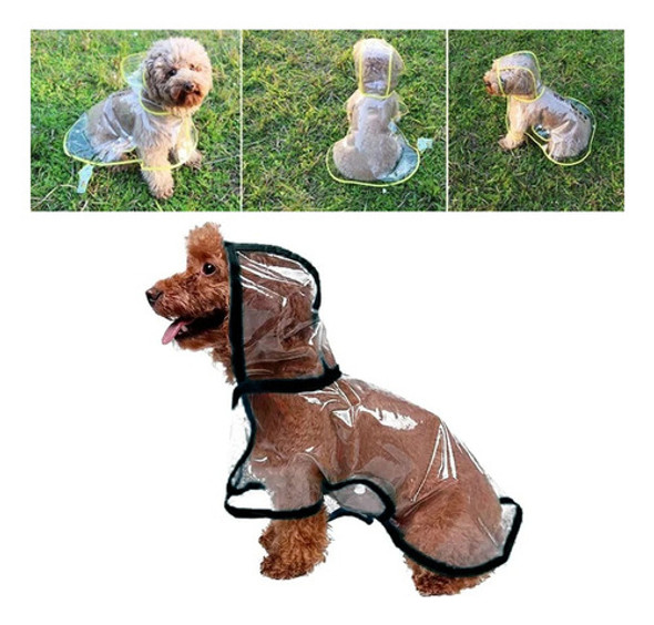 Piloto Capa Lluvia Impermeable Mascotas Transparente Talle 9 1 Piloto Capa Lluvia Impermeable Mascotas Transparente Talle 9 1