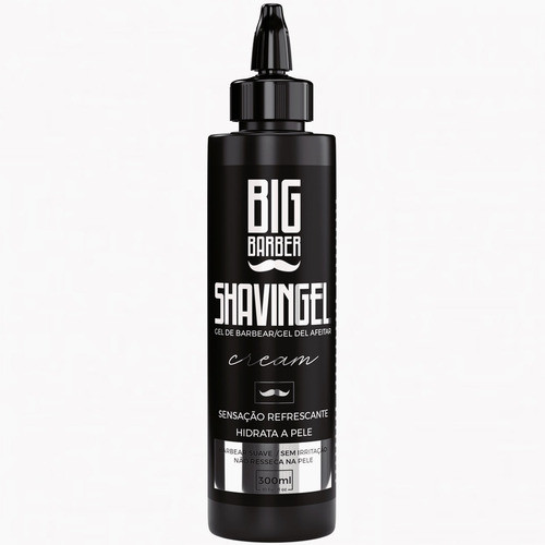 Shaving Gel Barbear Bisnaga Big Barber Cream Fardo 3 Unidade 1