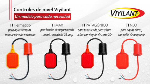 Automático Para Tanques Viyilant - Ti Max (26 A) 1,5m 1