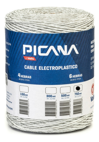 Hilo- Cable Electroplastico P Boyeros De 750 M Con 6 Conduc 1