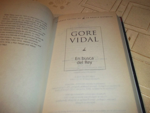 En Busca Del Rey - Gore Vidal - Novela Historica 1