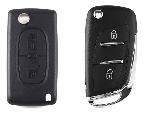 Carcaza Adaptacion A Llave Navaja Peugeot 307 0