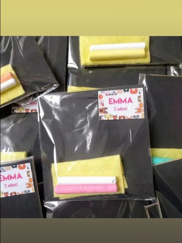 Souvenir Infantil Pizarra Pizarron Niños Colegio Jardin 0