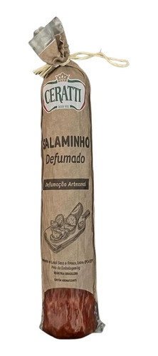 Kit Salaminho Artesanal Defumado Ceratti 3 Unidades 900g 1