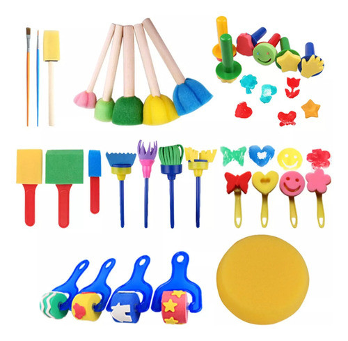 Conjunto De Pintura De 30 Peças Para Educação Infantil 1