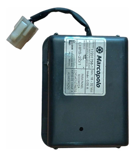 Painel Chave Seletora  De Áudio  Ônibus Marcopolo G5 G6 24v 1