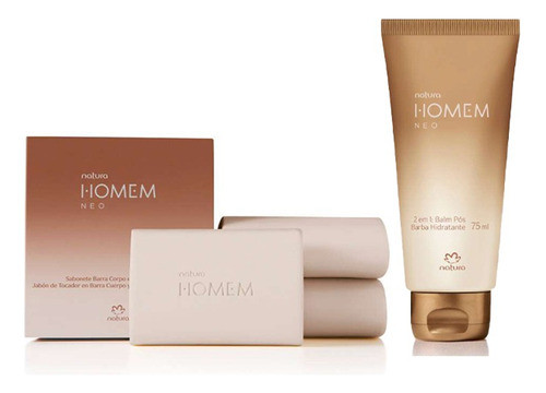 Kit Homem  Neo Jabones + Post Barba Hidratante 0