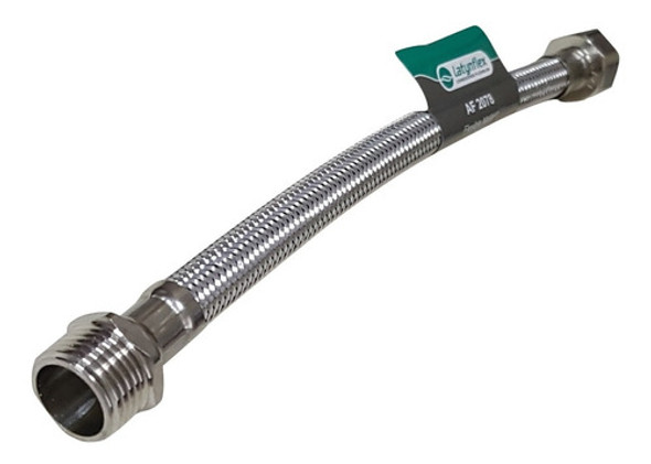 2 Flexibles Malla De Aluminio Para Agua 1/2 X 35cm Latynflex 1