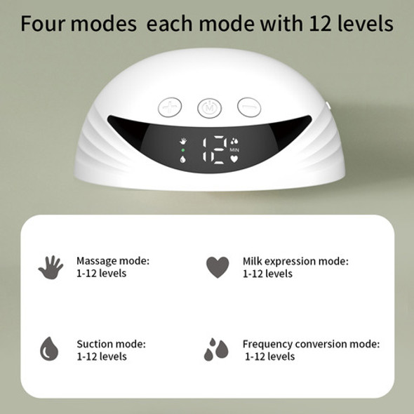 Bomba De Mama Elétrica Free Breast Hands 12 Níveis Com 1