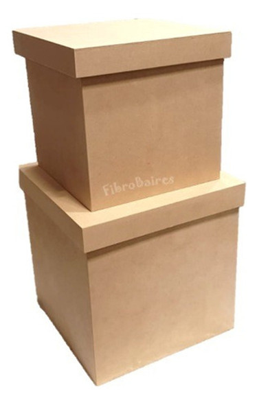 Caja Cubo 25 X 25 X 25 Cm En Fibrofacil - 0 Caja Cubo 25 X 25 X 25 Cm En Fibrofacil - 0