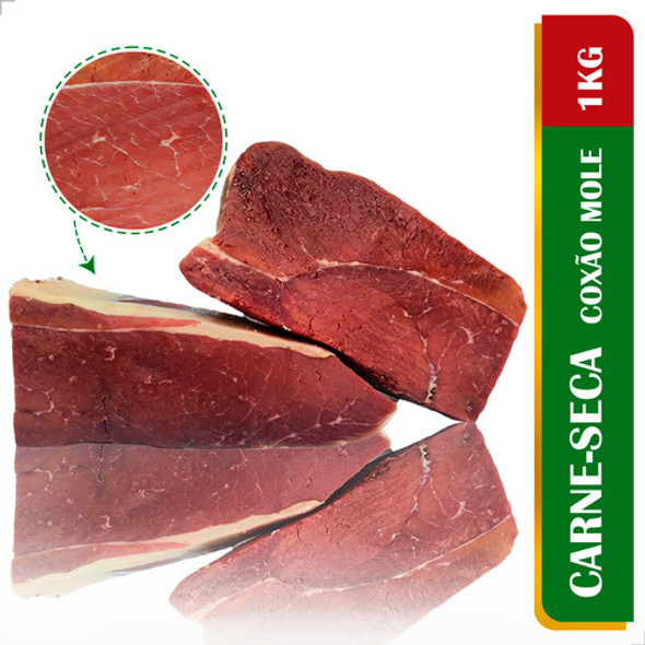 1kg Coxão Mole (carne Seca) Jerk Beef - Sabor Intenso 1