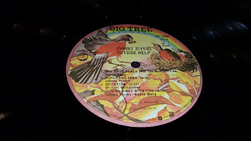 Johnny Rivers Outside Help Lp Vinilo Usa Excelente 1977 1