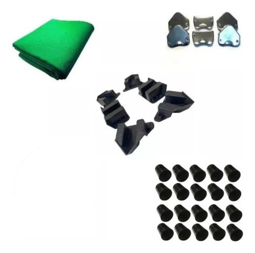 Kit Reparos Tecido + Caçapas+ Parada De Bola+ 20 Ponteiras 0
