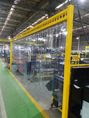 Cortina Pvc Sanitária 0,90(l)×2,15(a) Completa Frete Grátis 1