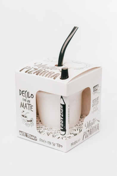 Mate Original Regalo Pizarra Souvenir + Bombilla Caja Fibron 0 Mate Original Regalo Pizarra Souvenir + Bombilla Caja Fibron 0