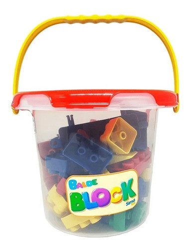 Balde Block 50 Peças - Simo Toys 0
