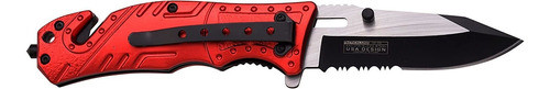 Cuchillo Navaja Plegable Rojo | Tac Force Tf-835fd 1