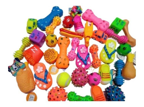 Kit Mordedor Brinquedo Resistente Diversos Pra Cães 6 Uni 0