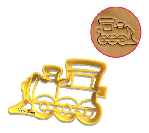 Trencito Locomotora + Vagon Moldes Galletas Cortantes Masas 1