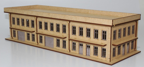 Maquete Fábrica Ferromodelismo Ho 1:87 1