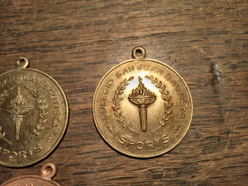 Medalla Colegio San Juan Bautista Sports 2,9 Diam X 1mm 1