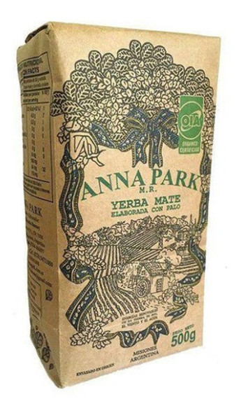 Anna Park Yerba Mate Orgánica Premium 500 G 0