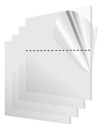 Media Placa De Acrilico Transparente 122cm X 90cm 6mm 0