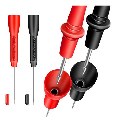 3 Adaptador Plug Para Cabo De Multímetro Ponta Agulha Jacaré 1