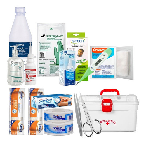 Kit Primeiros Socorros Maleta Grand Completa Para Emergência 0